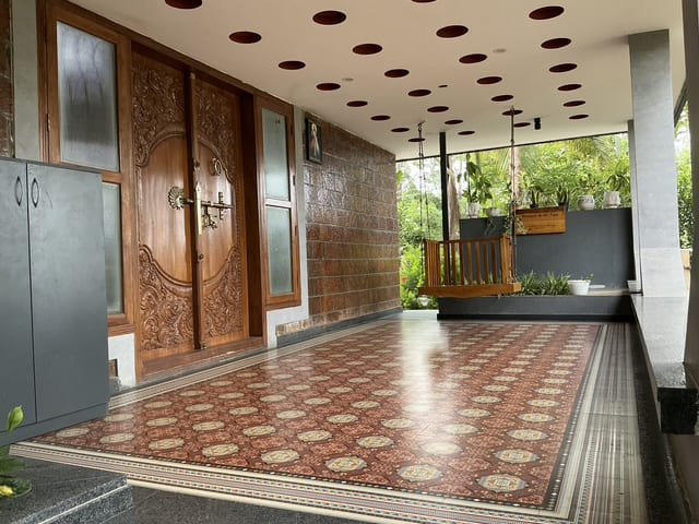 Ashirwad Farmhouse — interior view