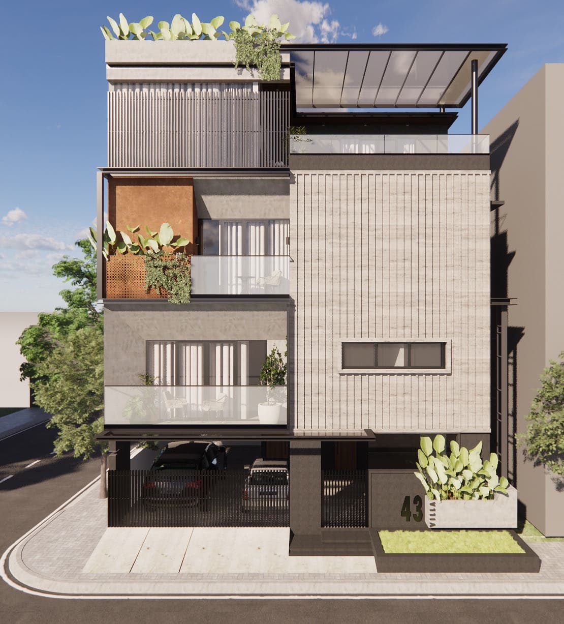 ADP Villa — full facade