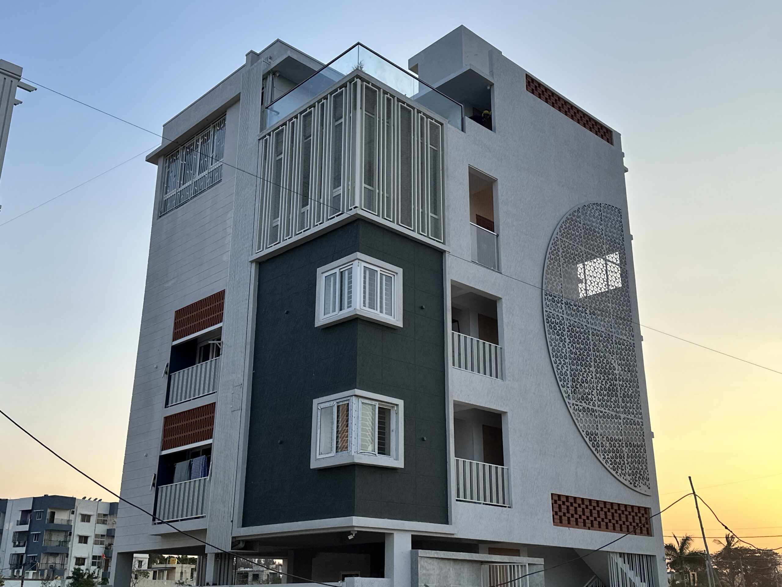 NG Rajesh Residence — angle view
